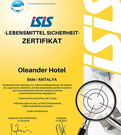 Certificates