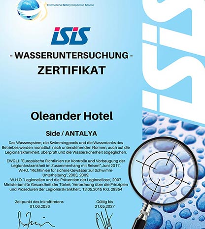 Certificates