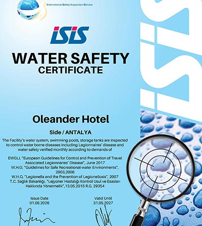 Certificates