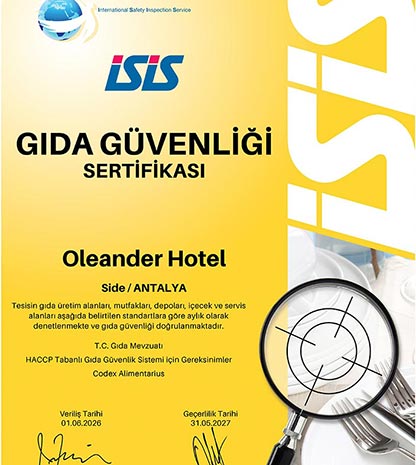 Certificates