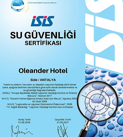 Certificates